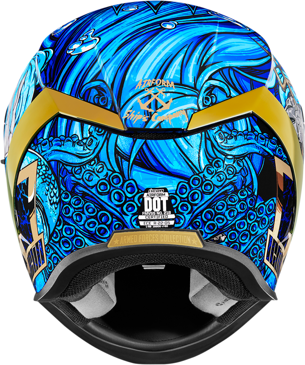 ICON Airform* Helmet - Ships Company - Blue - Small 0101-13678