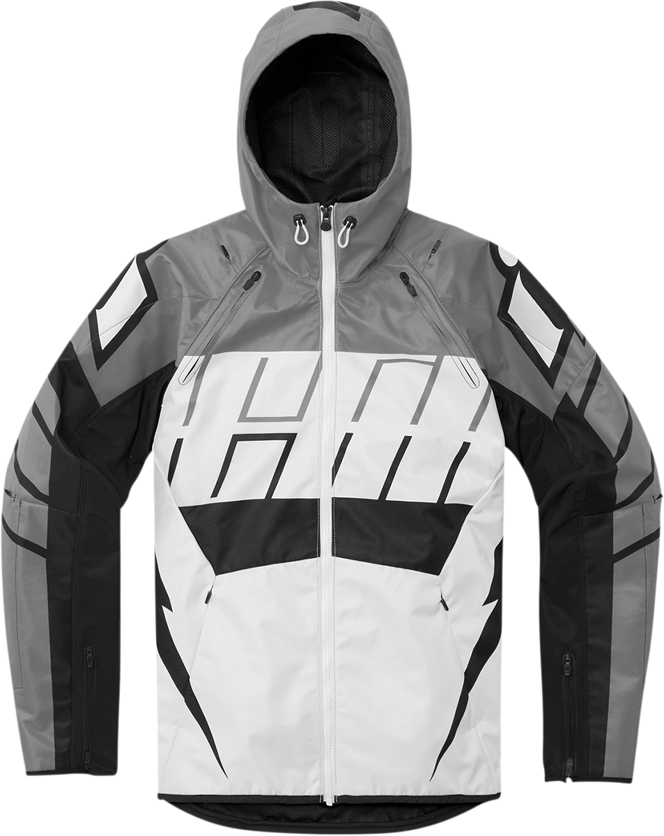 ICON Airform Retro Jacket -  Gray - Large 2820-5516