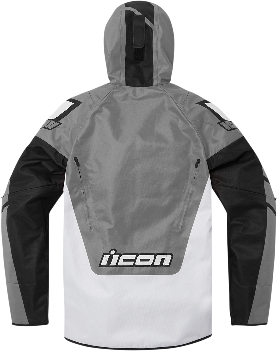 ICON Airform Retro Jacket -  Gray - Large 2820-5516