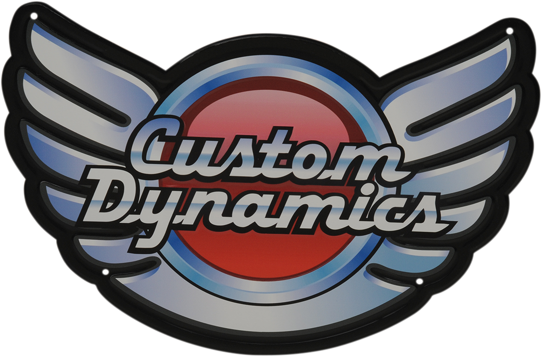 CUSTOM DYNAMICS SIGN CUSTOM DYNAMICS CD-METAL-LOGO