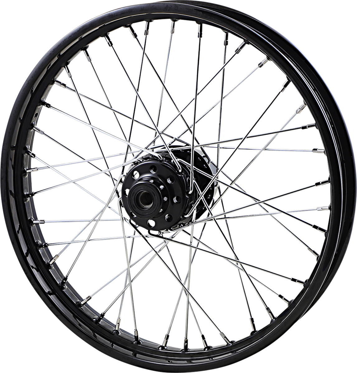 DRAG SPECIALTIES Front Wheel - Single/Dual Disc/No ABS - Black - 21"x2.15" 64455B