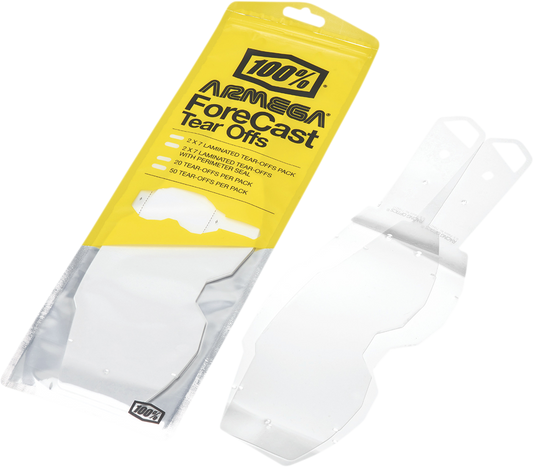 100% Armega Forecast Tear-Offs - Standard - 50 Pack 59066-00001