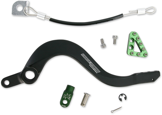 MOOSE RACING Brake Pedal - Green - Kawasaki 82-0342-21-33