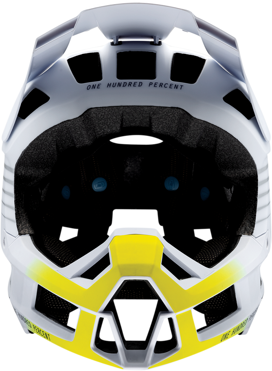 100% Trajecta Helmet - Fidlock - Black/White - Large 80003-00007