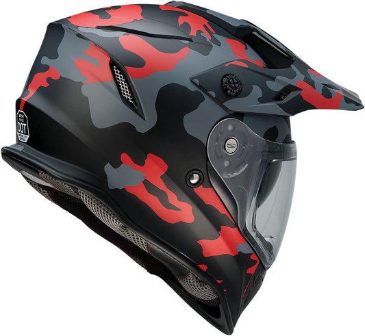 Z1R Range Helmet - Camo - Red - Large 0140-0096