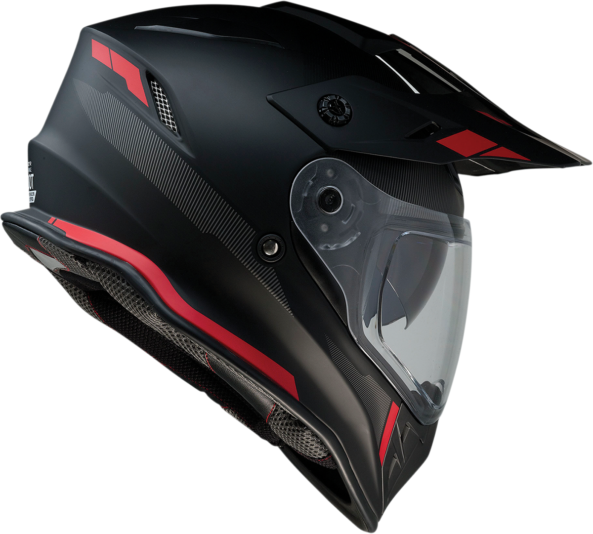 Z1R Range Helmet - Uptake - Black/Red - Medium 0140-0015