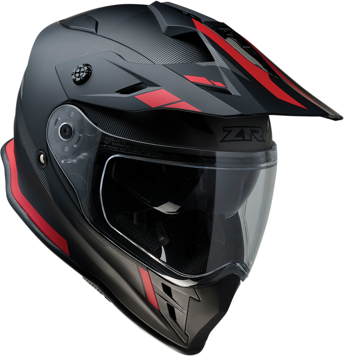 Z1R Range Helmet - Uptake - Black/Red - Medium 0140-0015