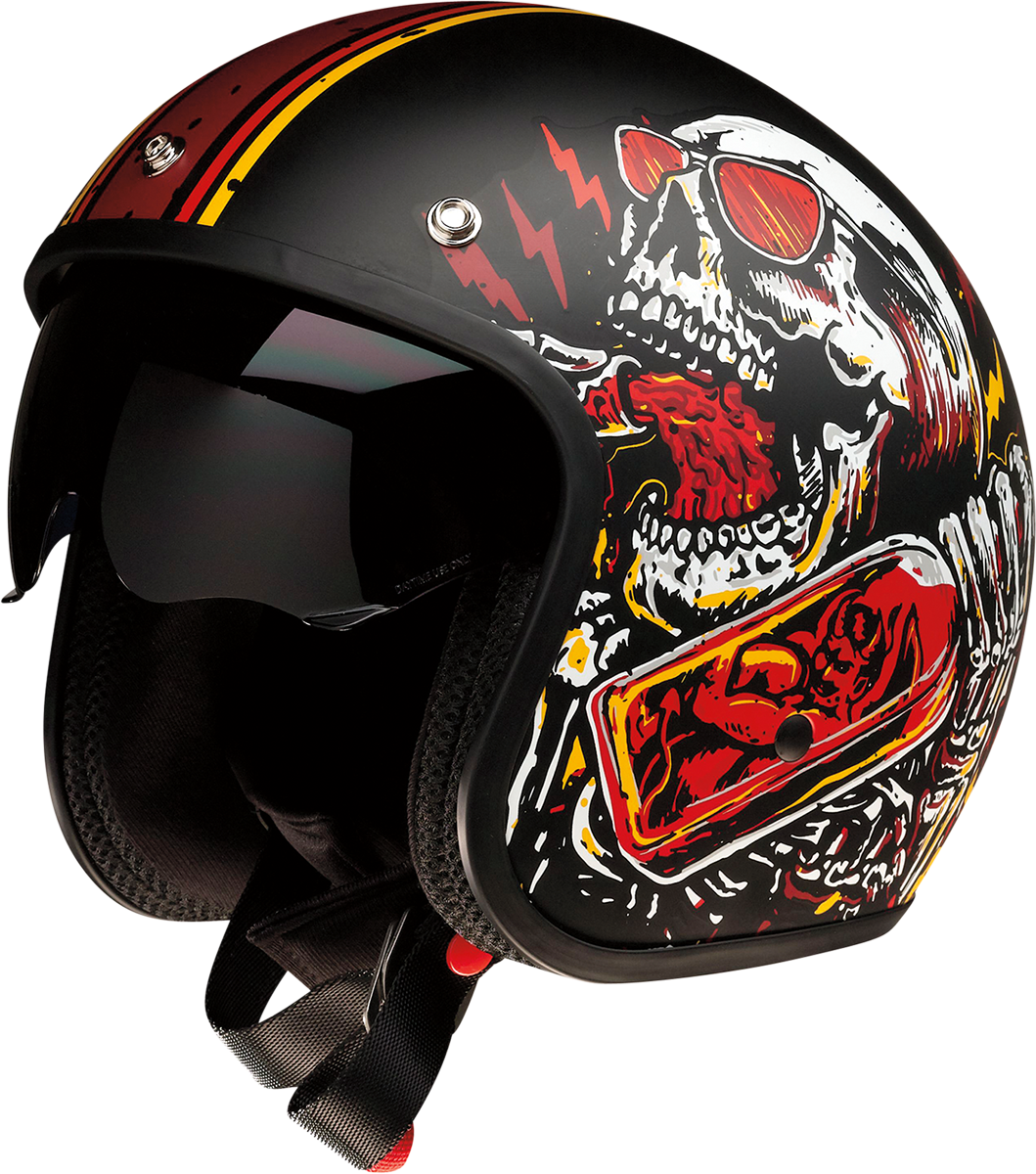 Z1R Saturn Helmet - Devil Made Me - Black/Red - Small 0104-2817