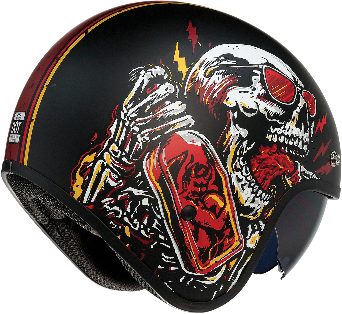 Z1R Saturn Helmet - Devil Made Me - Black/Red - Small 0104-2817