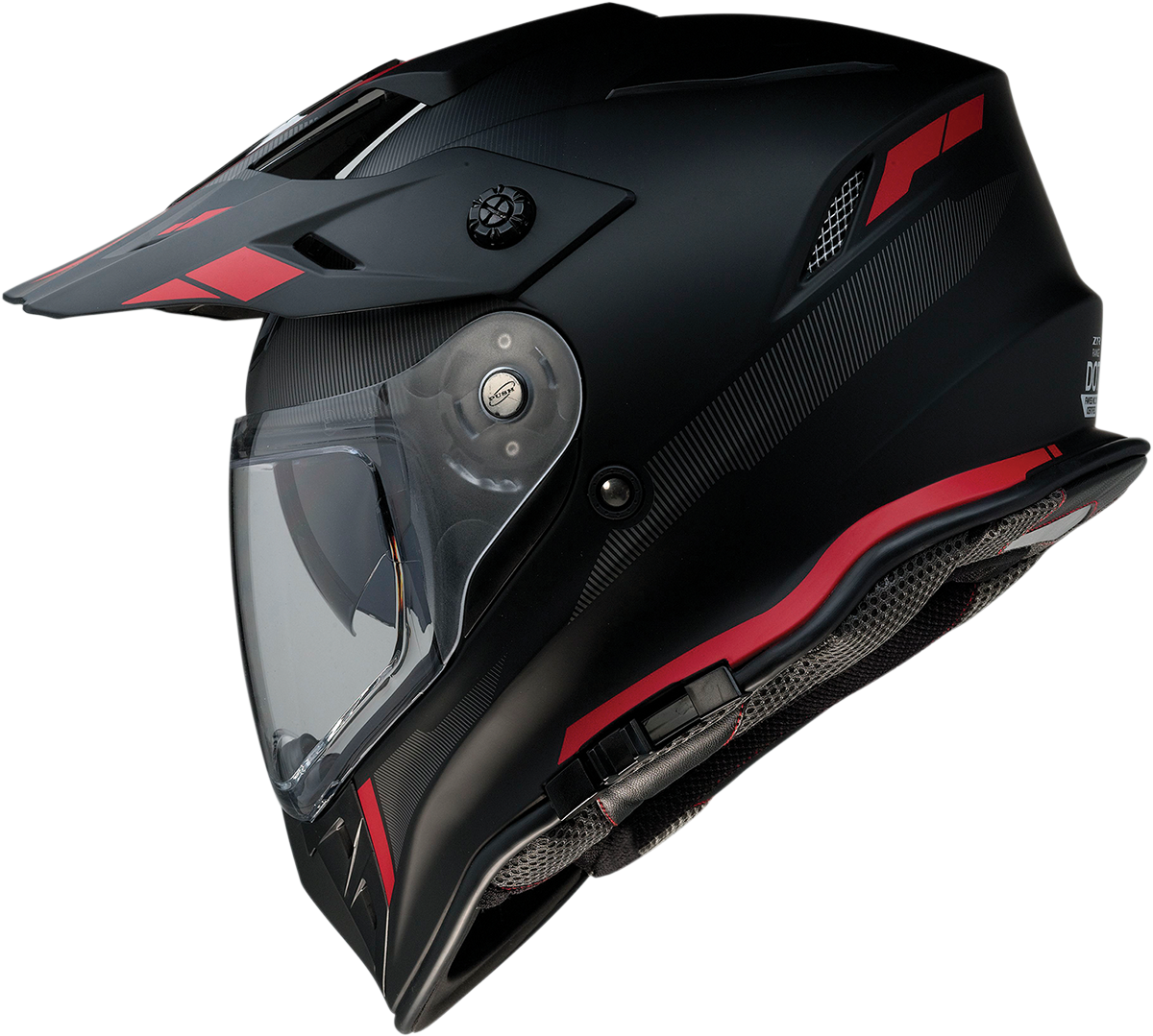 Z1R Range Helmet - Uptake - Black/Red - Large 0140-0016