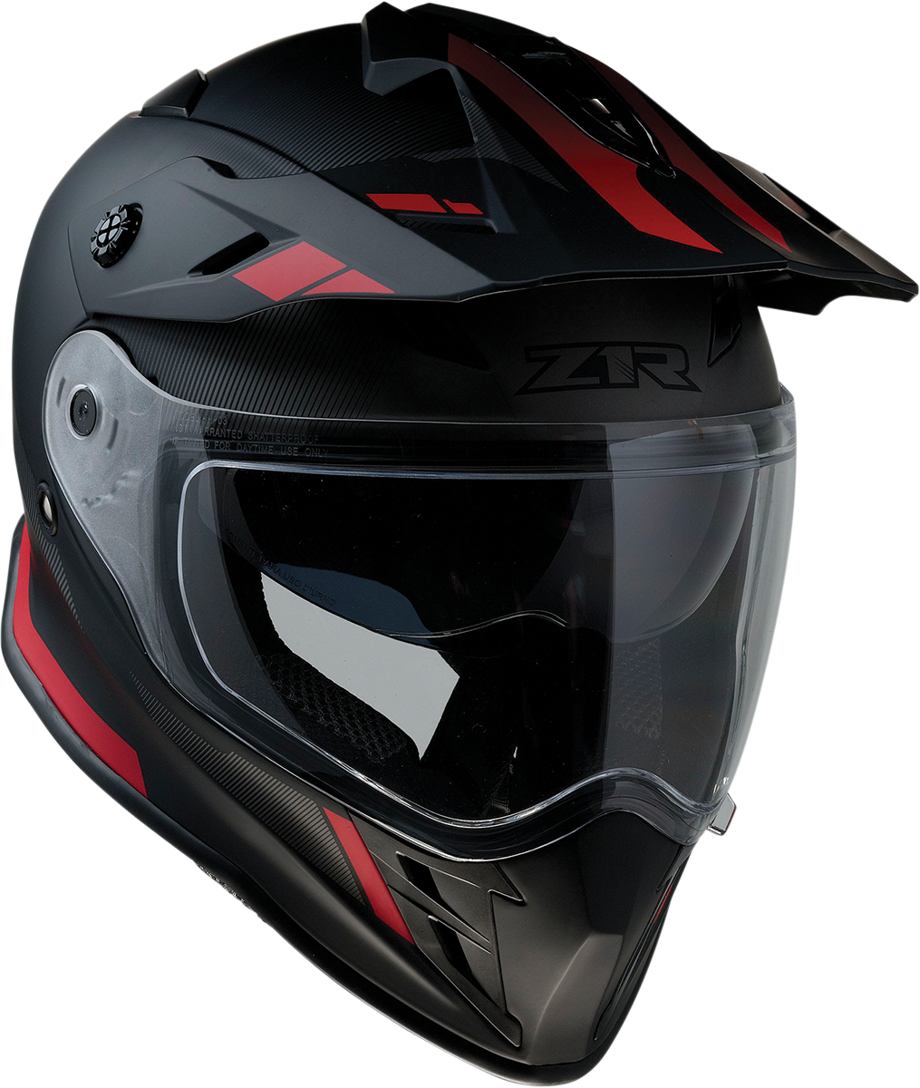 Z1R Range Helmet - Uptake - Black/Red - Large 0140-0016