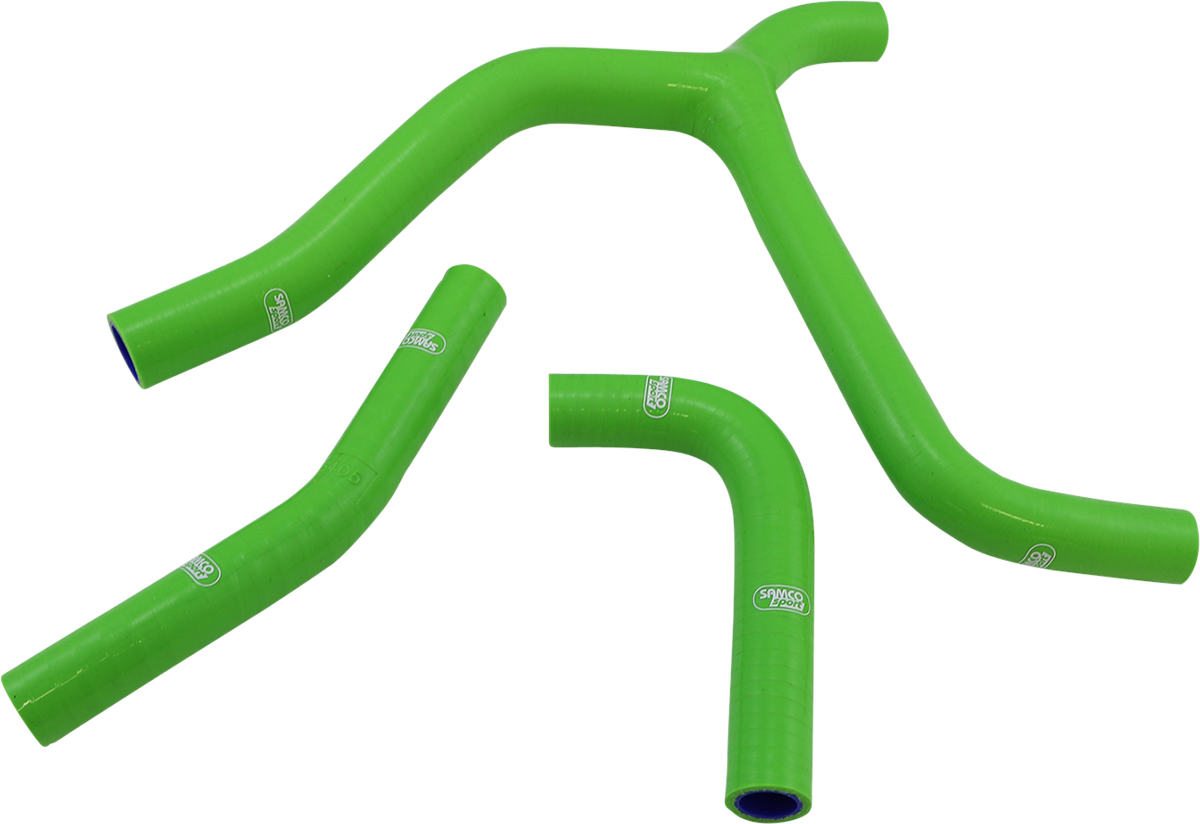 MOOSE RACING Radiator Hose Kit - Green - Kawasaki KAW-99 GN