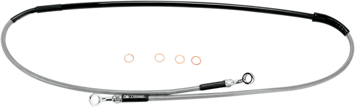 MOOSE RACING Brake Line - Front - Stainless Steel - Kawasaki/Suzuki K02-1-046/P