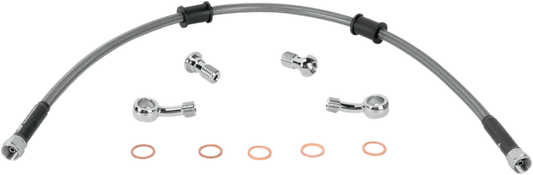 MOOSE RACING Brake Line - Rear - Stainless Steel - KLR 650 KAW-6030R