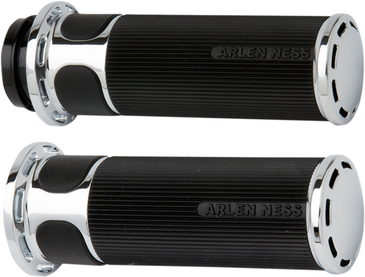 ARLEN NESS Grips - Slot Track - Cable - Chrome 07-300