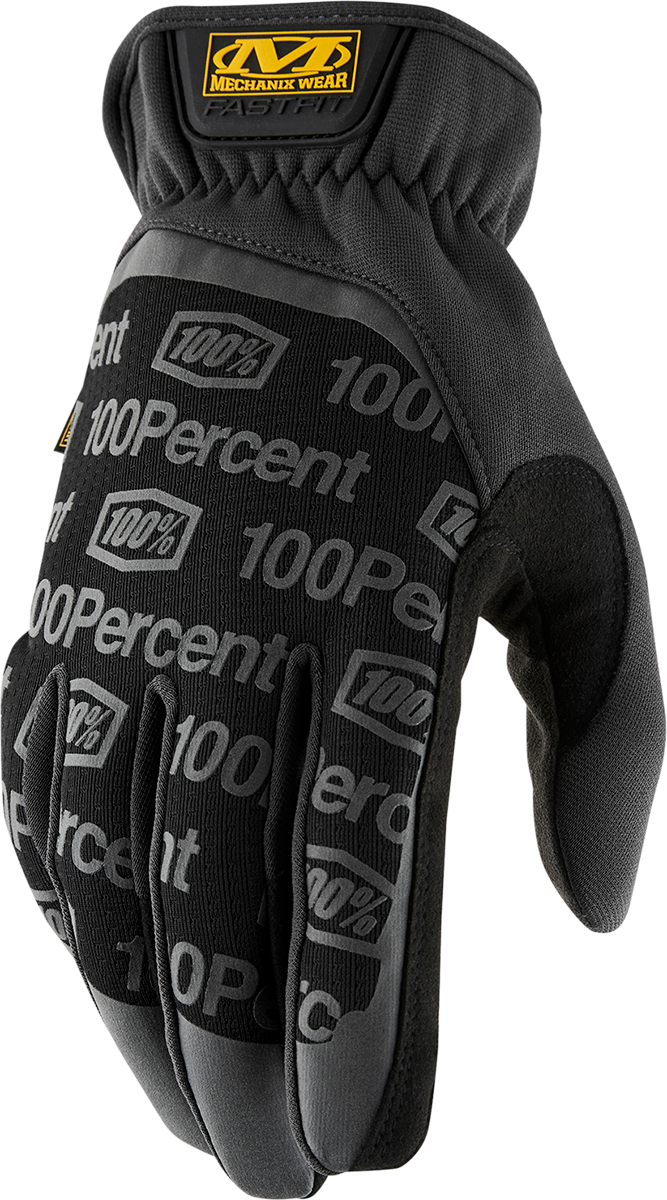 100% Fastfit? Gloves - Black - Medium 100-MFF-05-009