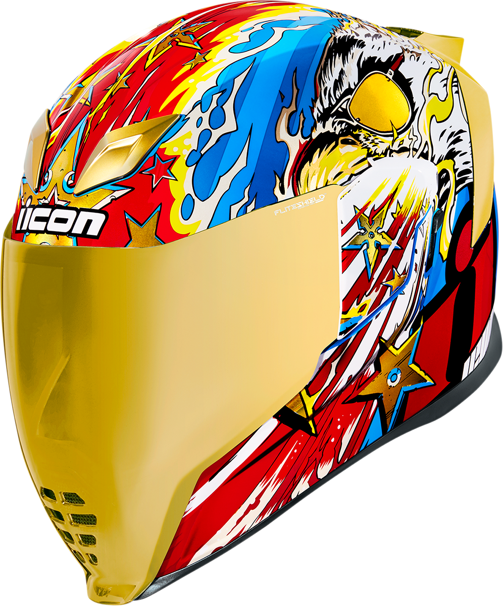 ICON Airflite* Helmet - Freedom Spitter - Gold - XS 0101-13924