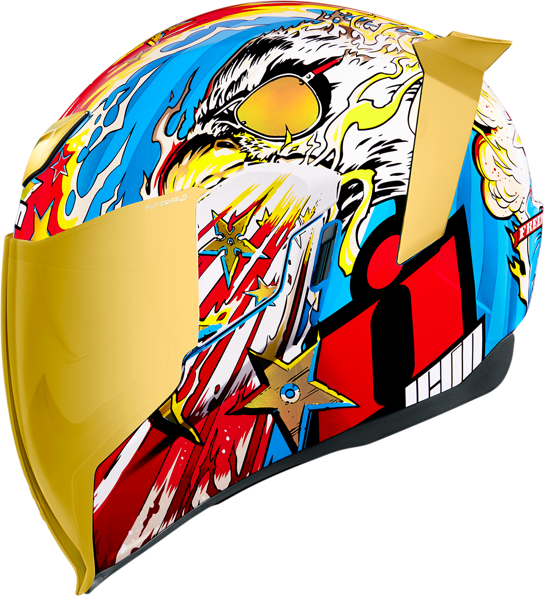 ICON Airflite* Helmet - Freedom Spitter - Gold - Medium 0101-13926