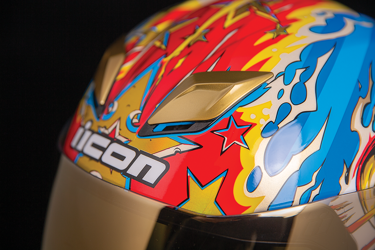 ICON Airflite* Helmet - Freedom Spitter - Gold - XS 0101-13924