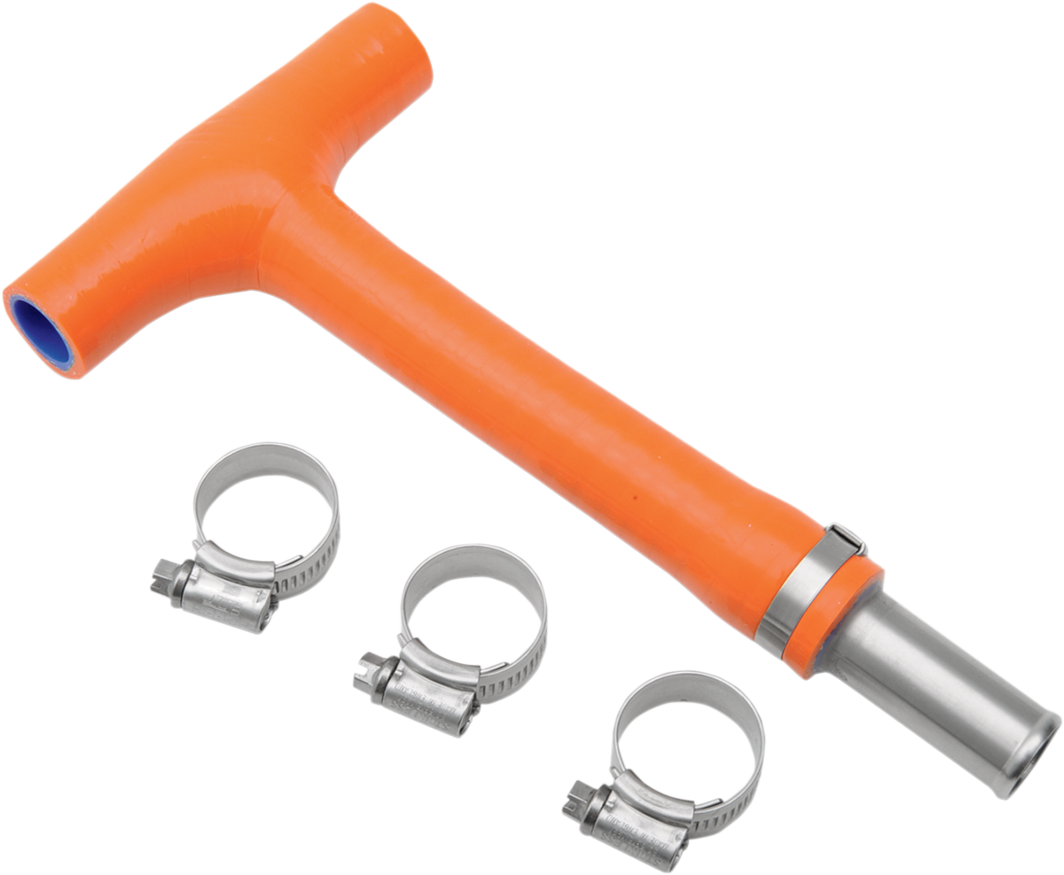 MOOSE RACING Radiator Hose Kit - Orange - T-Piece - KTM MBU-FTP-2-OR