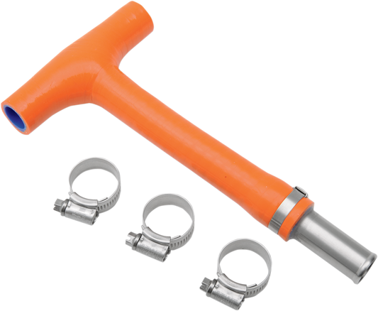 MOOSE RACING Radiator Hose Kit - Orange - T-Piece - KTM MBU-FTP-2-OR