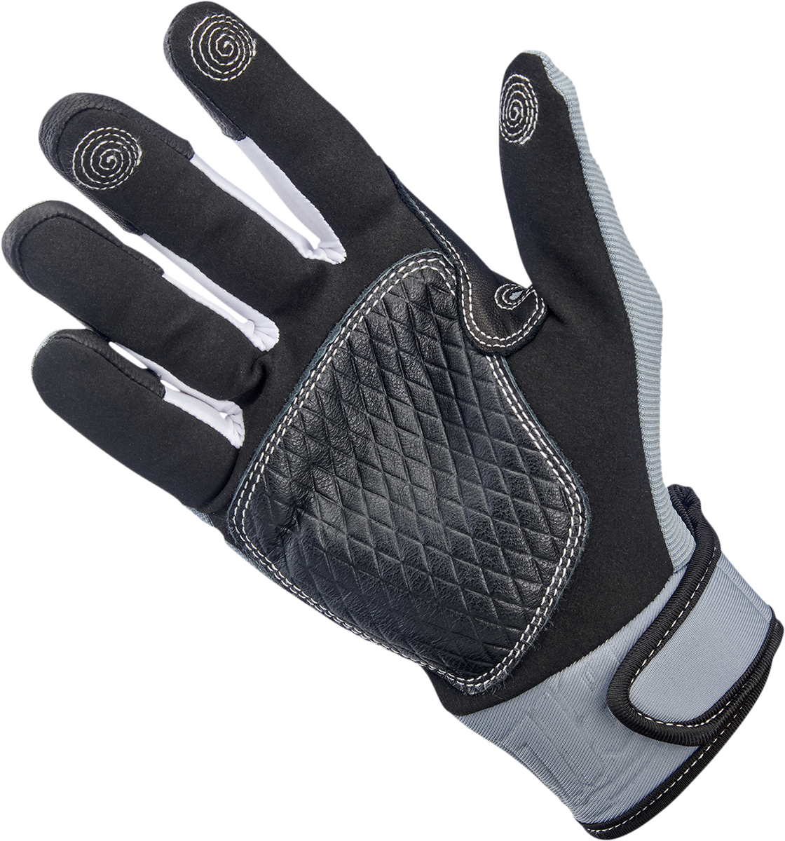 BILTWELL Baja Gloves - Gray/Black - Small 1508-1101-302