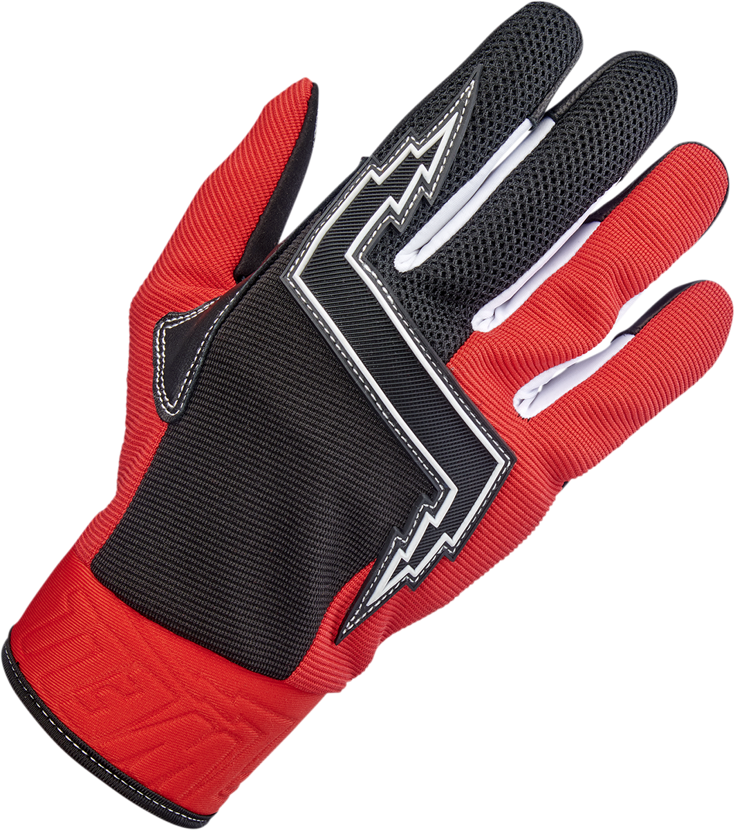 BILTWELL Baja Gloves - Red/Black - XS 1508-0801-301