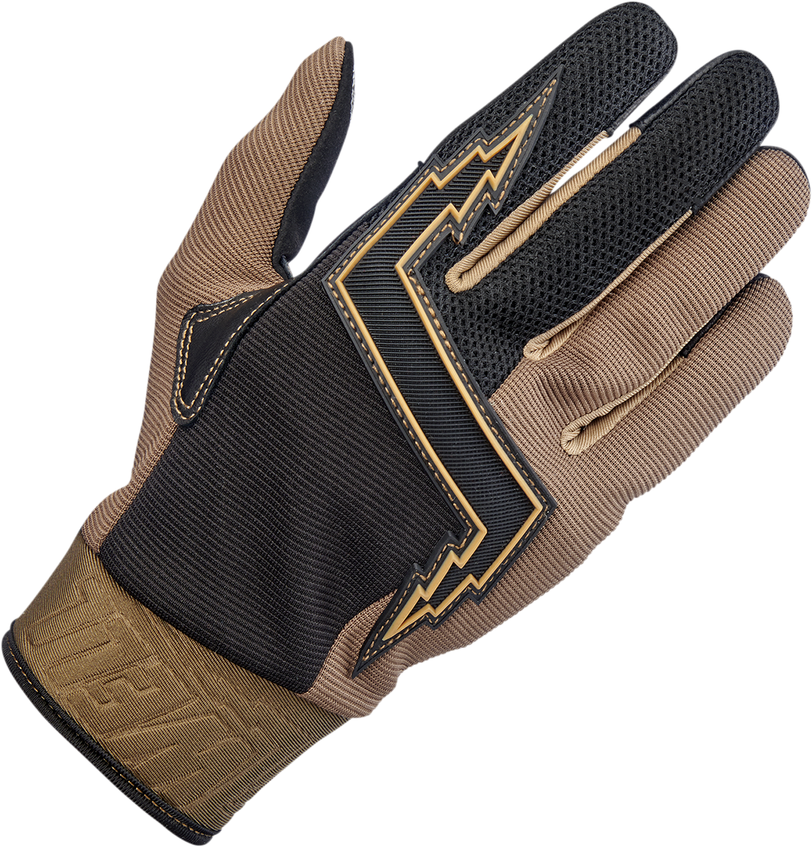 BILTWELL Baja Gloves - Chocolate/Black - Large 1508-0201-304