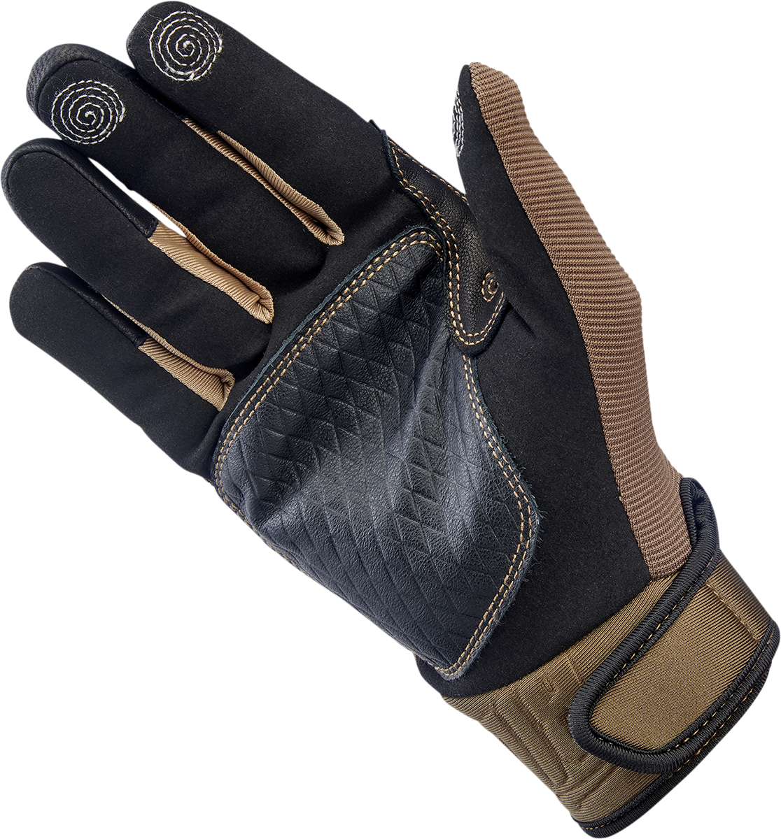 BILTWELL Baja Gloves - Chocolate/Black - Large 1508-0201-304