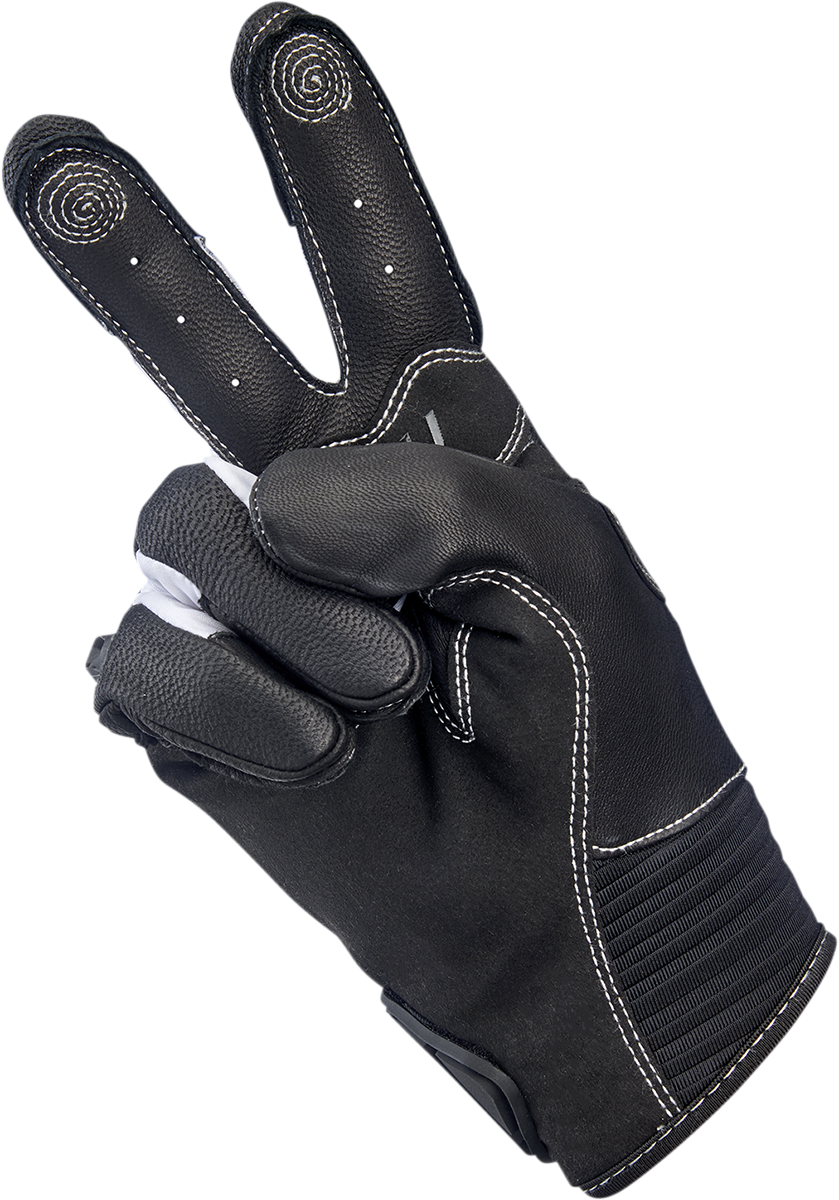 BILTWELL Bridgeport Gloves - Tan/Black - Small 1509-0901-302