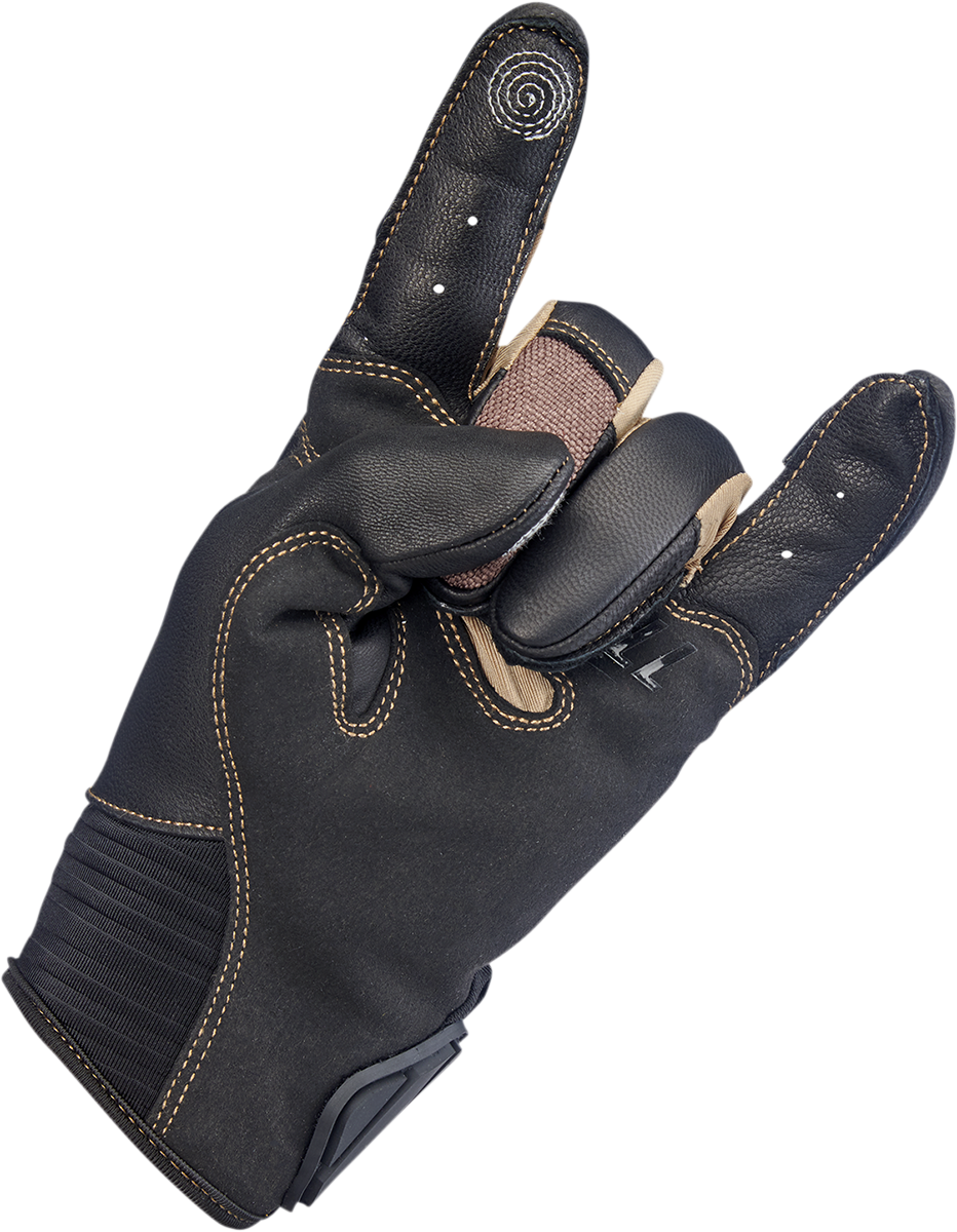 BILTWELL Bridgeport Gloves - Chocolate/Black - Large 1509-0201-304