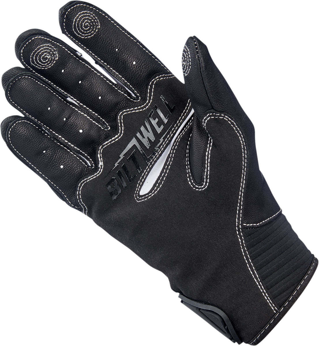 BILTWELL Bridgeport Gloves - Gray/Black - Small 1509-1101-302