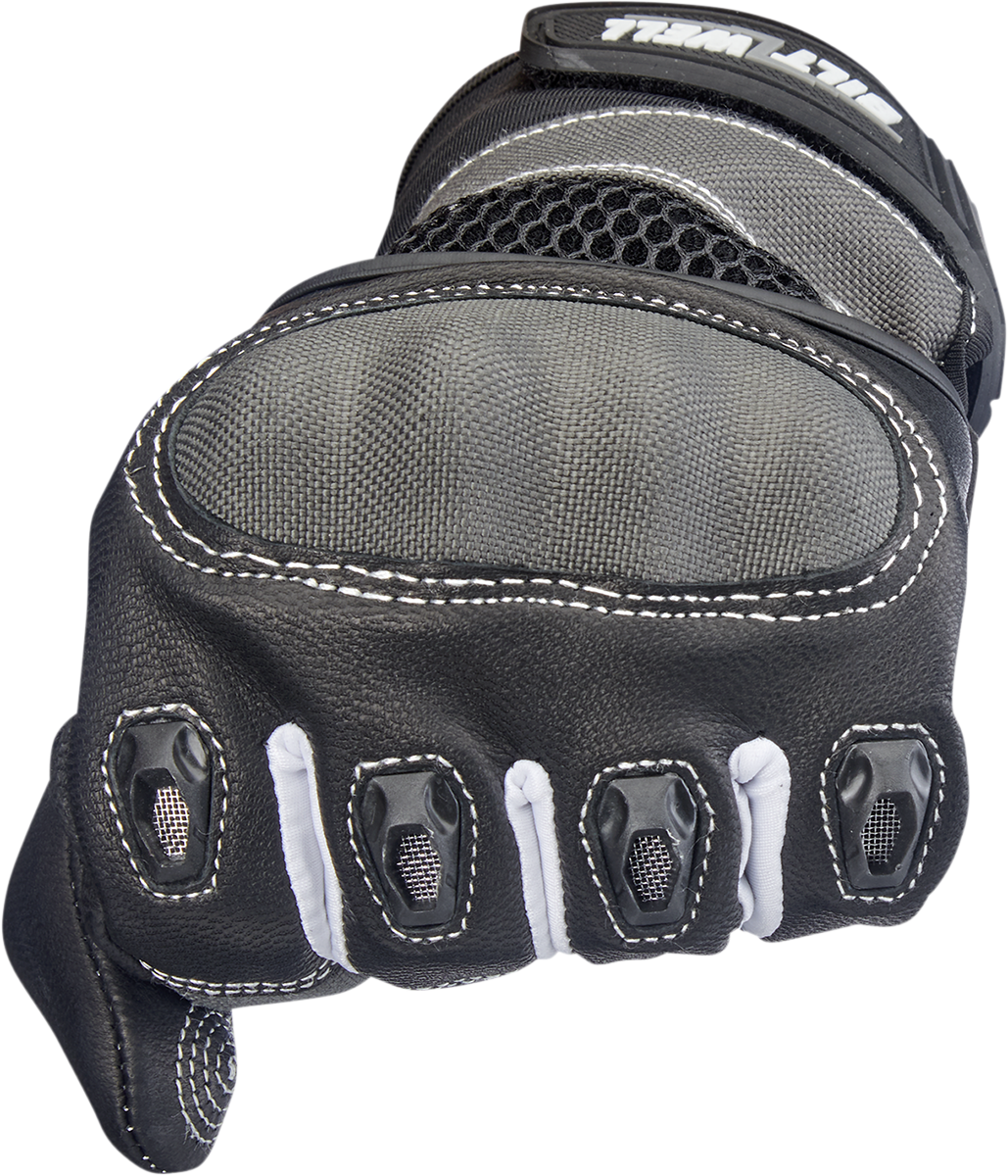 BILTWELL Bridgeport Gloves - Gray/Black - Small 1509-1101-302