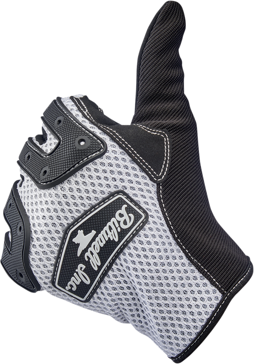 BILTWELL Anza Gloves - White/Black - XS 1507-0401-001