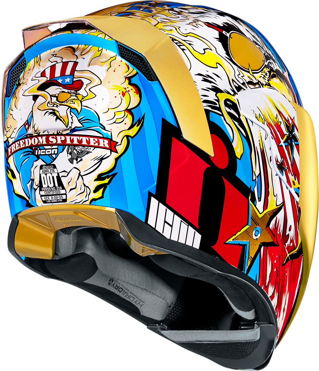 ICON Airflite* Helmet - Freedom Spitter - Gold - Small 0101-13925