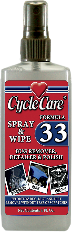 CYCLE CARE FORMULAS Formula 33 Detailer & Bug Remover - 4 U.S. fl oz. 33004