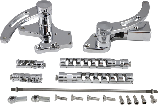 ACCUTRONIX Forward Control - Chrome - Slotted FC106-XSAKC
