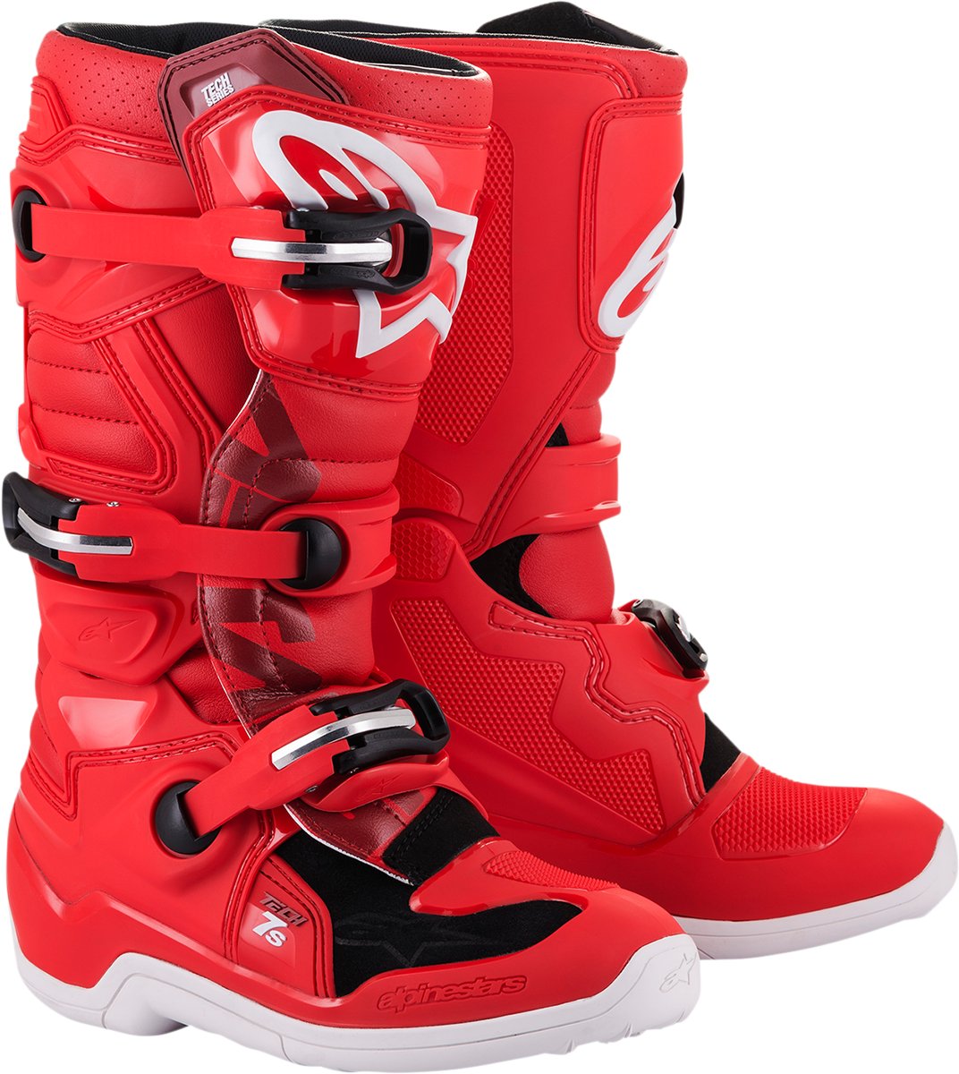 ALPINESTARS Tech 7S Boots - Red - US 5 2015017-30-5