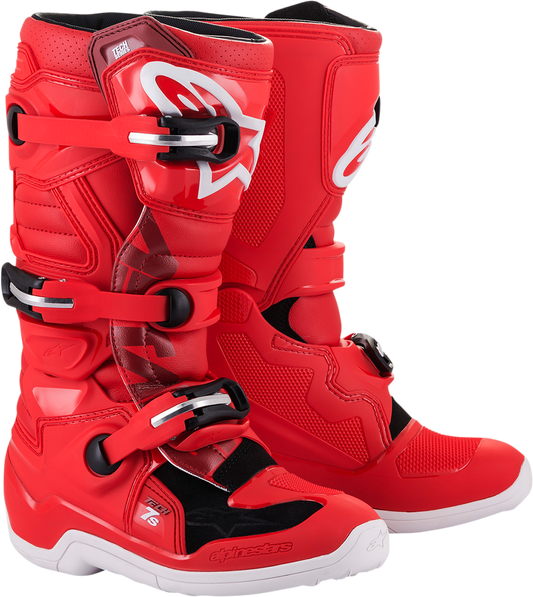 ALPINESTARS Tech 7S Boots - Red - US 6 2015017-30-6