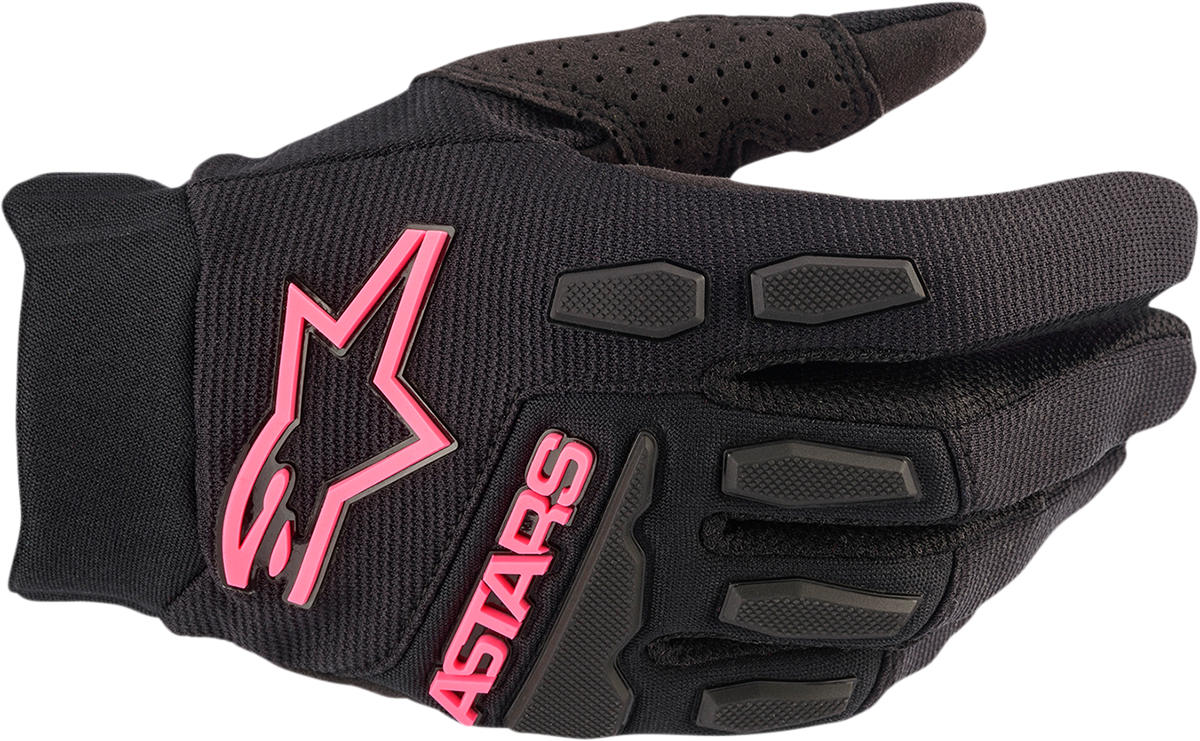 ALPINESTARS Women's Stella Full Bore Gloves - Black/Pink - Medium 3583622-1390-M
