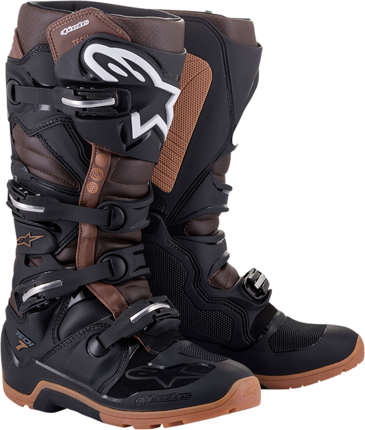 ALPINESTARS Tech 7 Boots - Black/Brown - US 9 2012114-1089-9