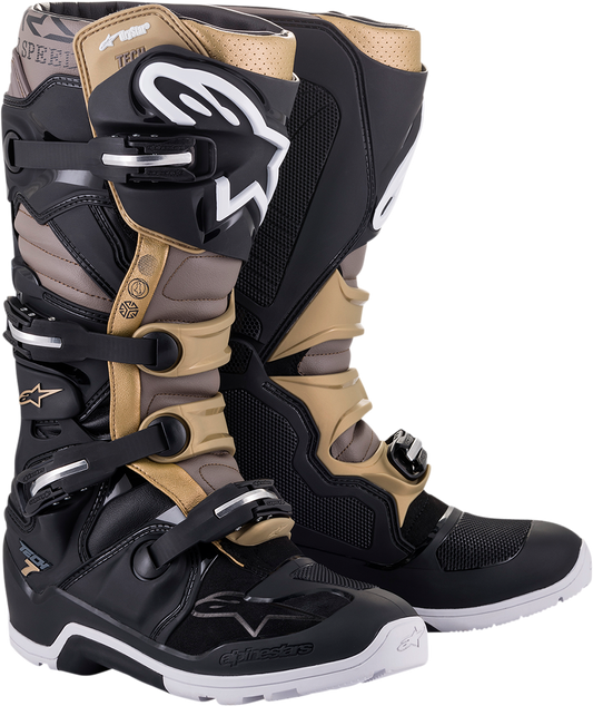 ALPINESTARS Tech 7 Enduro Drystar? Boots - Black/Gray/Gold - US 11 2012620-1959-11