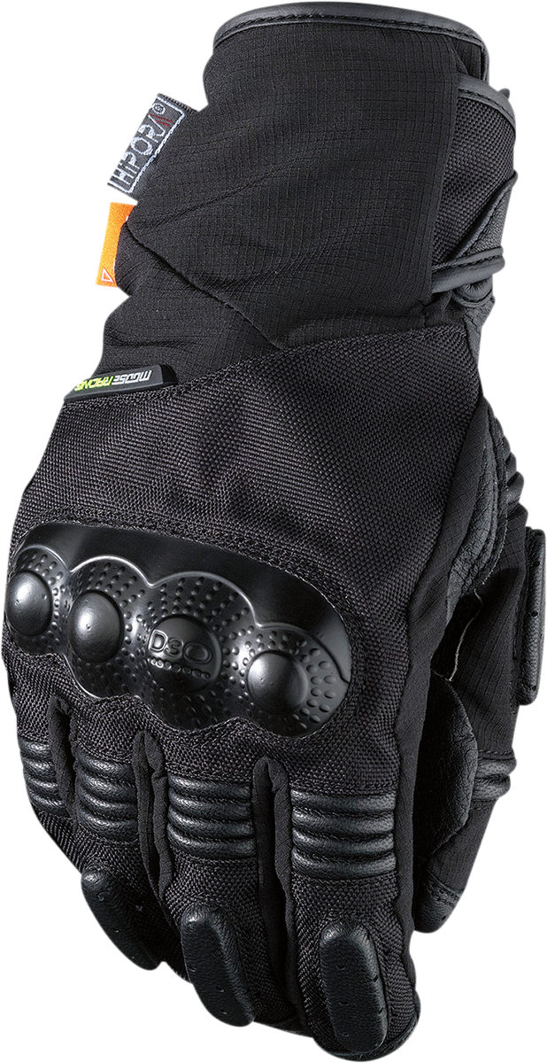 MOOSE RACING ADV1* Short Gloves - Black - Large 3330-7000