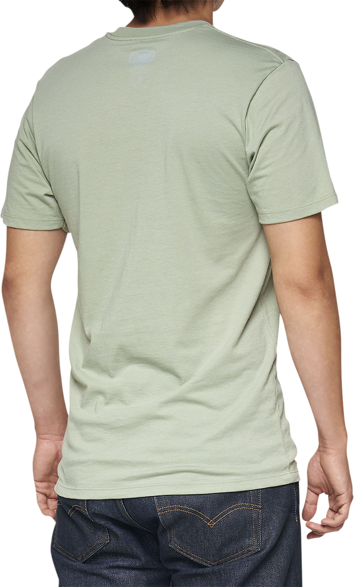 100% Pecten T-Shirt -Slate Green - XL 32144-486-13