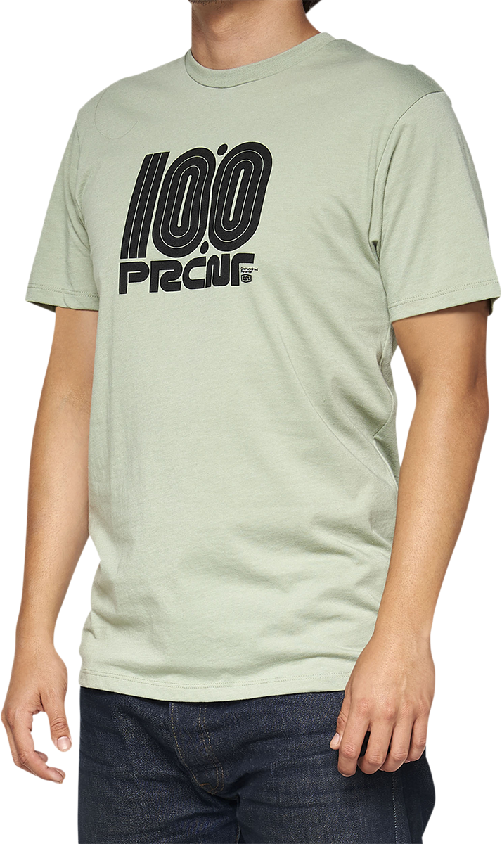 100% Pecten T-Shirt -Slate Green - XL 32144-486-13