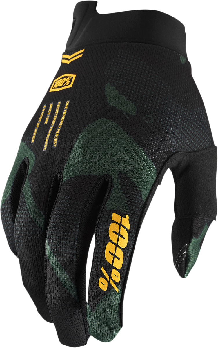 100% Youth iTrack Gloves - Black - XL 10009-00011