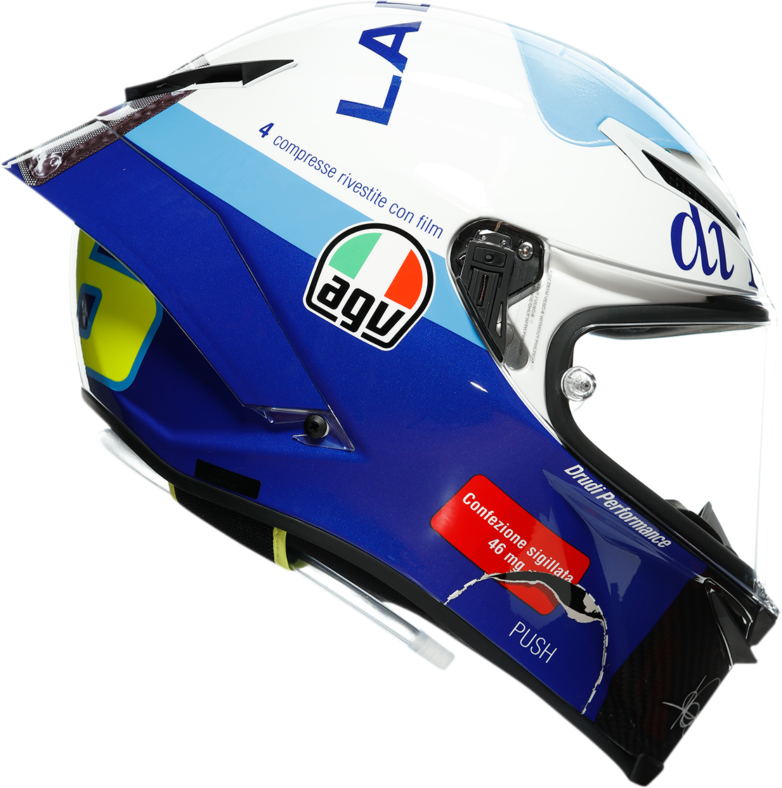agv corsa misano shark AGV Pista GP RR Helmet - Rossi Misano 2020 - Limited