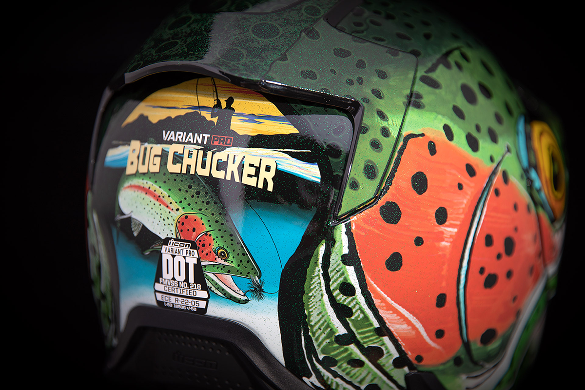 ICON Variant Pro* Helmet - Bug Chucker - Green - Medium 0101-14159