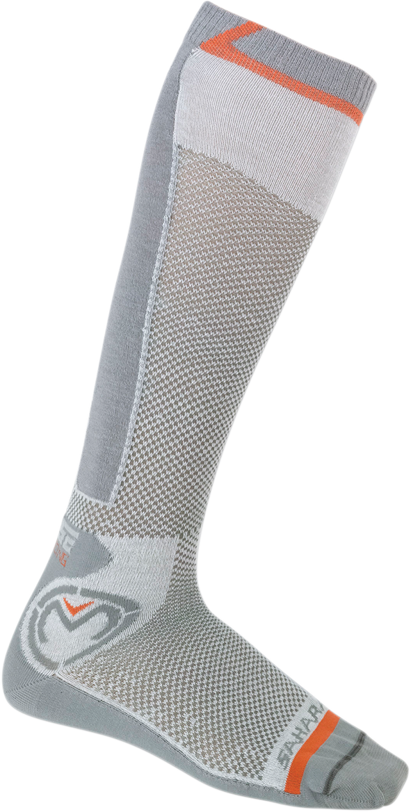 MOOSE RACING Sahara Socks - Gray - Small/Medium 3431-0419