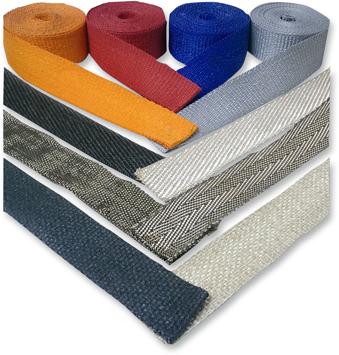 CYCLE PERFORMANCE PROD. Exhaust Wrap Kit - Natural - 2x25 CPP/9043
